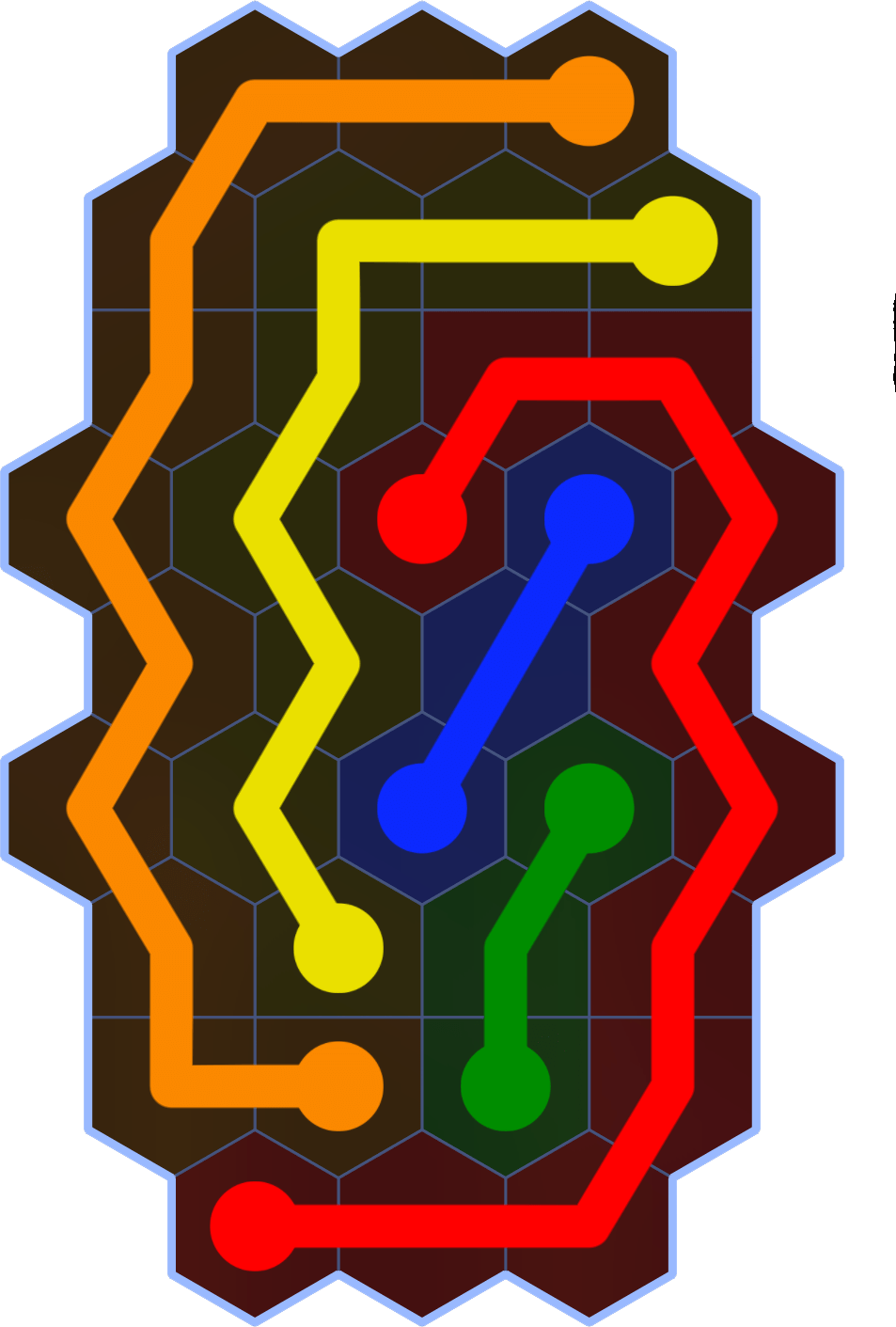 Flow Free 2047 Solution