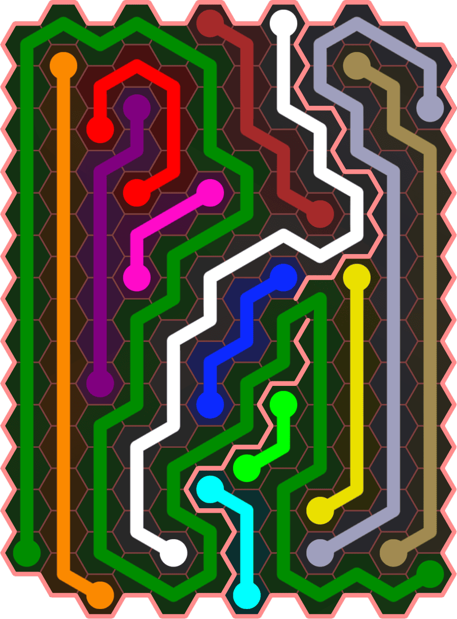 Flow Free 5519 Solution