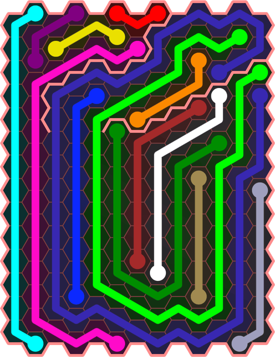 Flow Free 5529 Solution