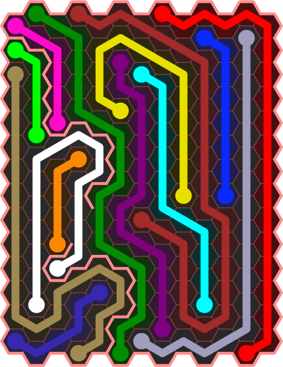 Flow Free 5544 Solution