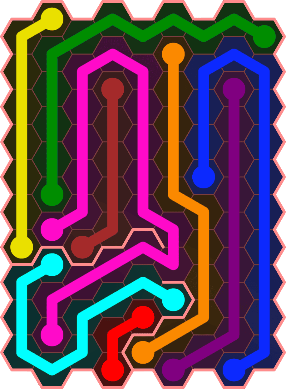 Flow Free 5416 Solution