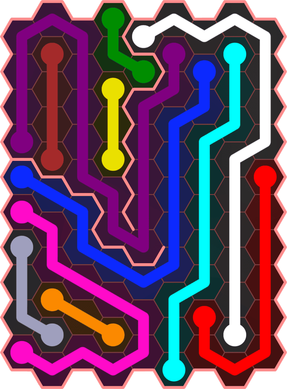 Flow Free 5428 Solution