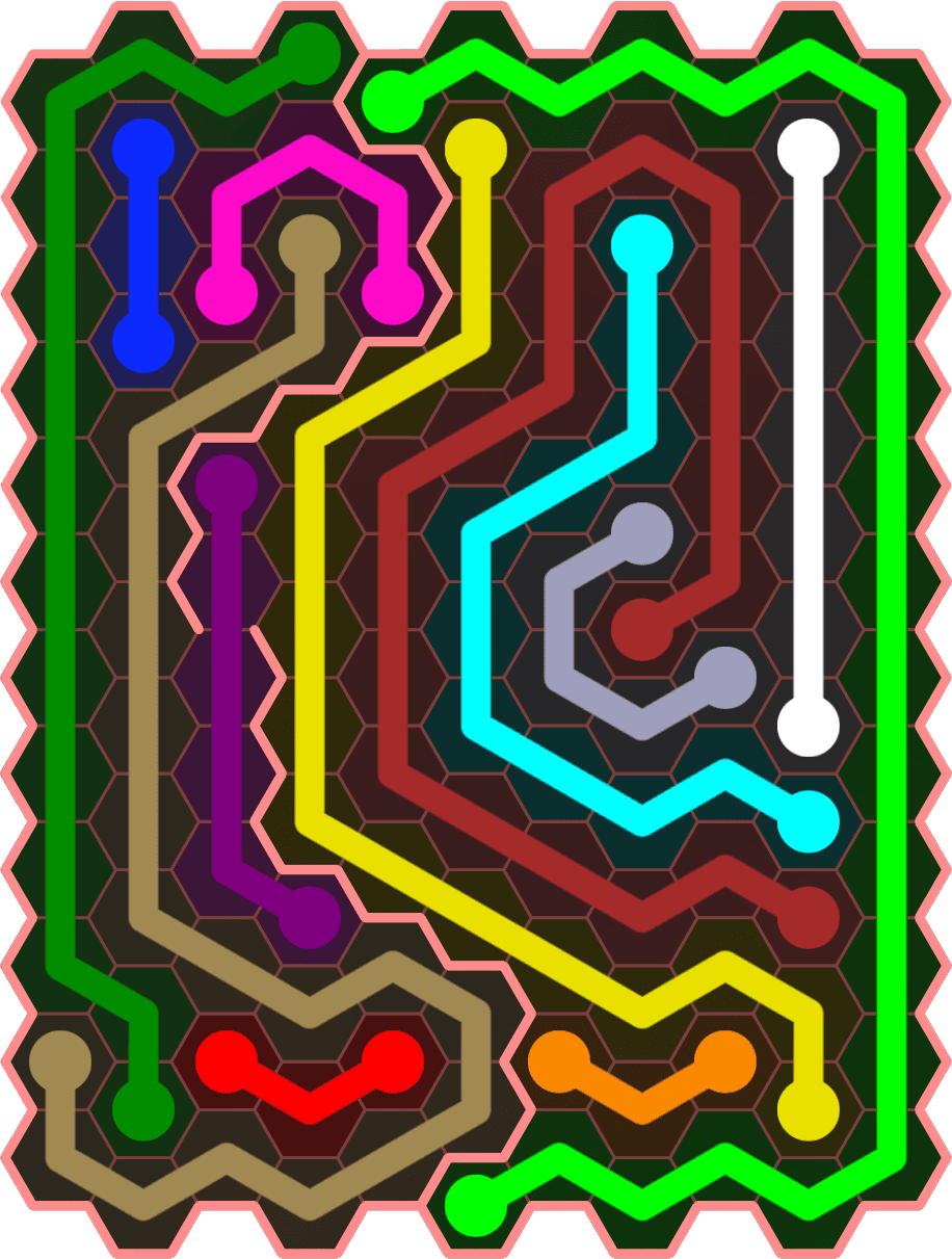 Flow Free 5463 Solution