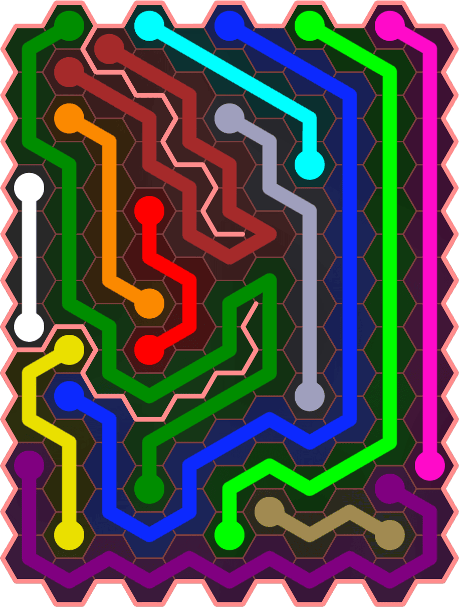 Flow Free 5466 Solution