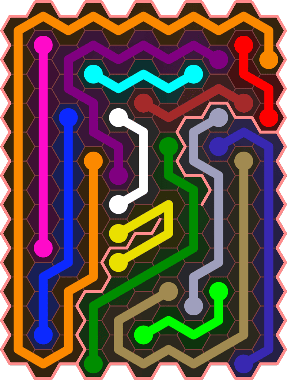 Flow Free 5487 Solution