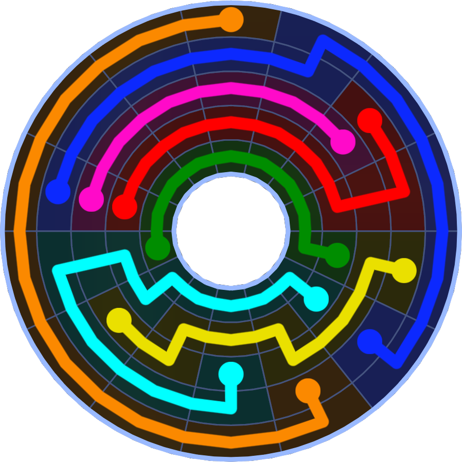 Flow Free 5554 Solution