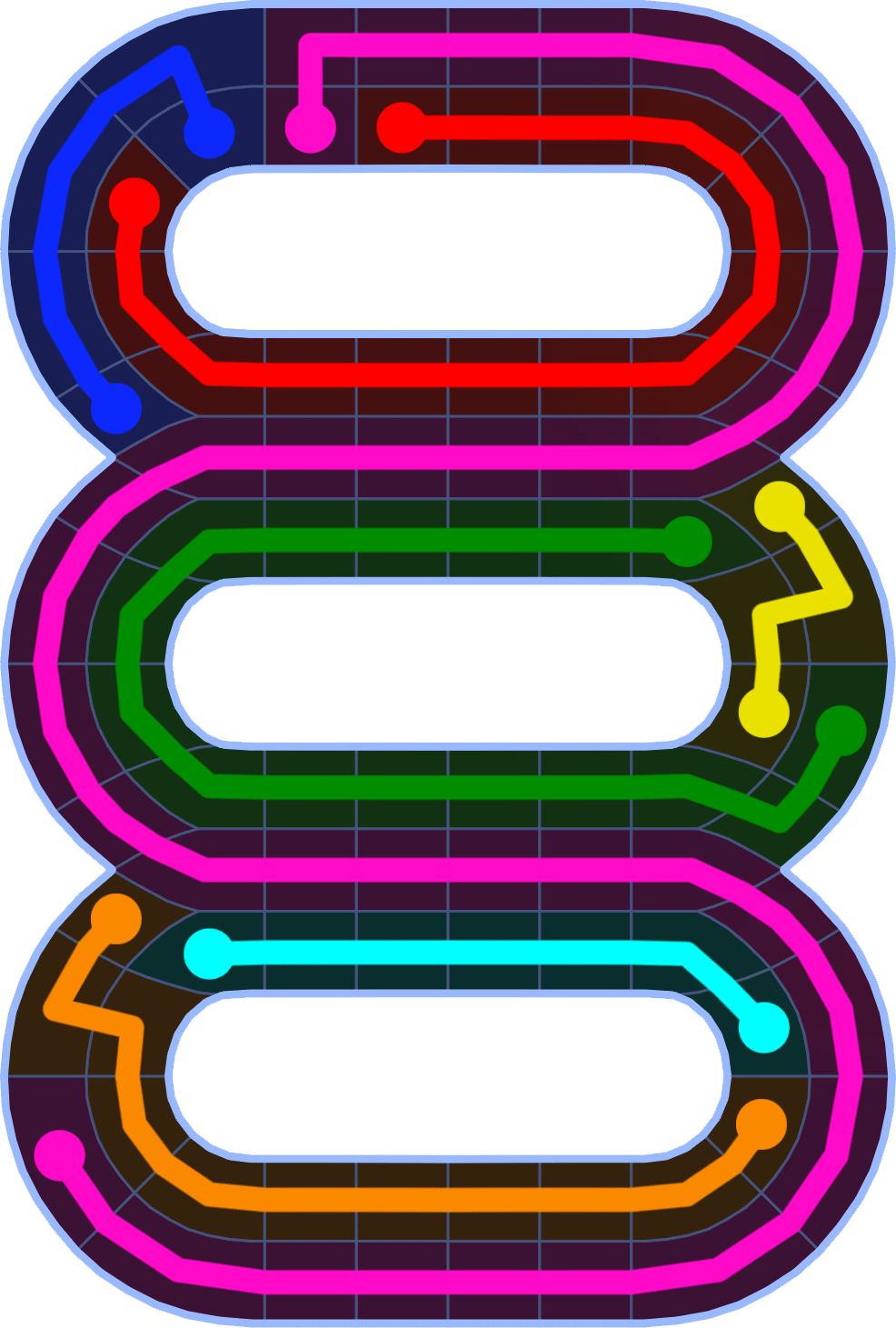 Flow Free 2595 Solution