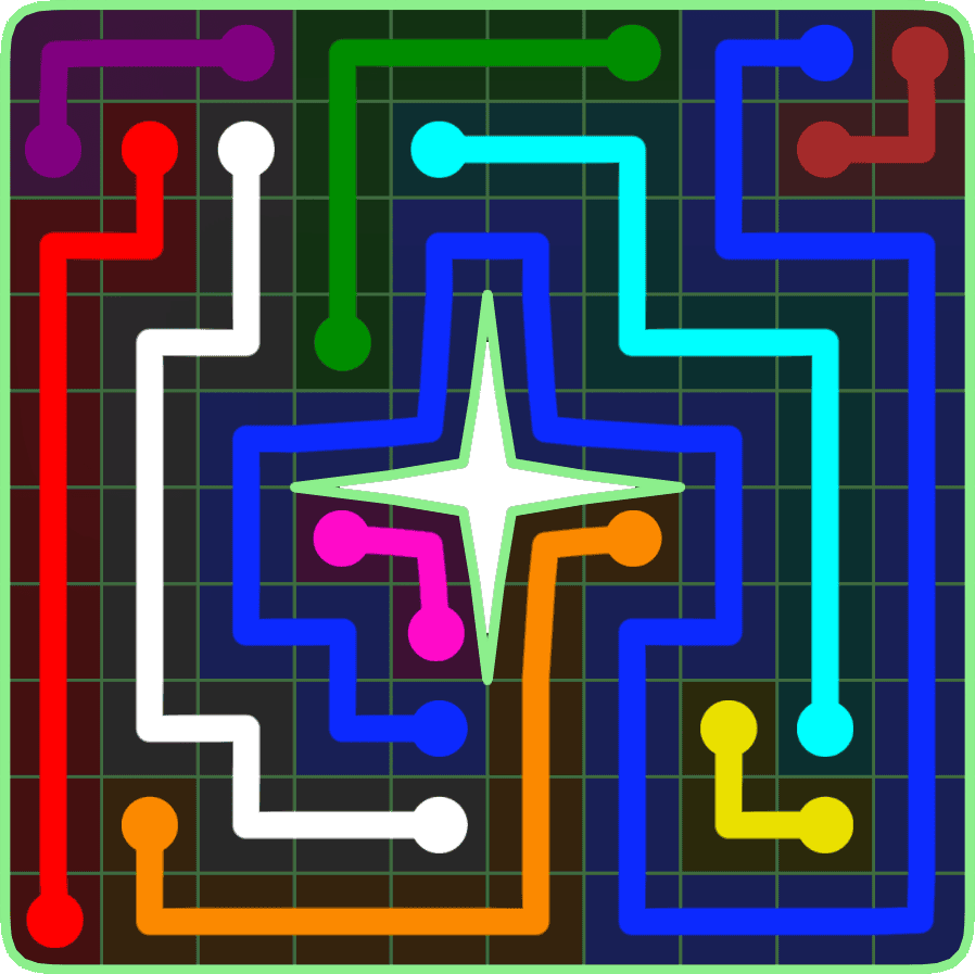 Flow Free 6551 Solution