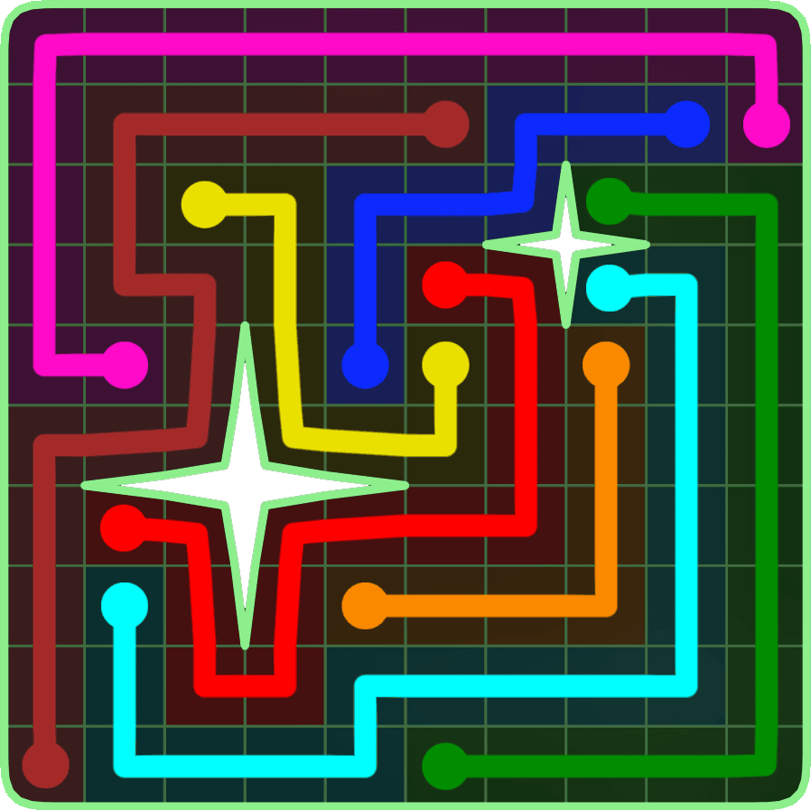 Flow Free 6552 Solution