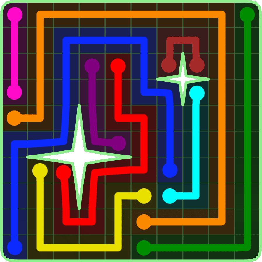 Flow Free 6557 Solution