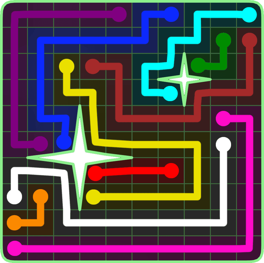 Flow Free 6542 Solution