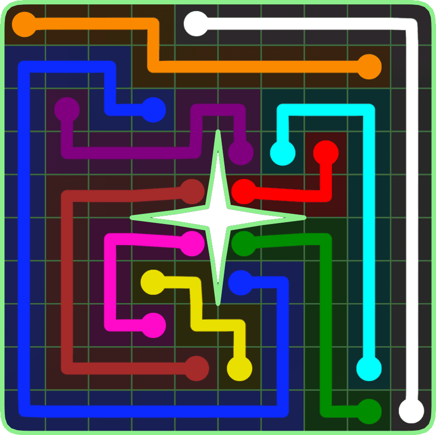 Flow Free 6566 Solution