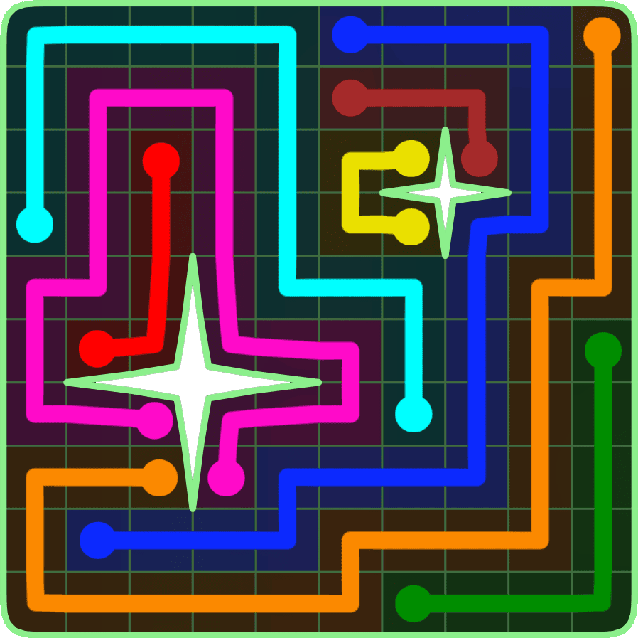 Flow Free 6567 Solution