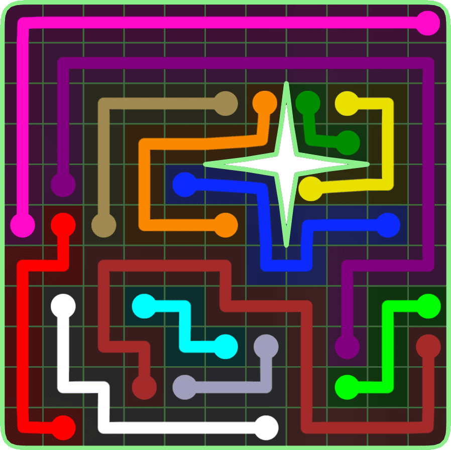 Flow Free 6571 Solution