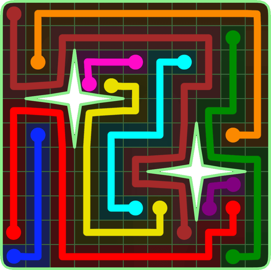 Flow Free 6588 Solution