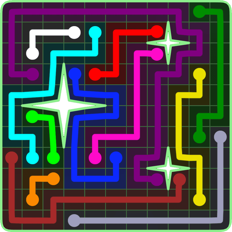 Flow Free 6589 Solution