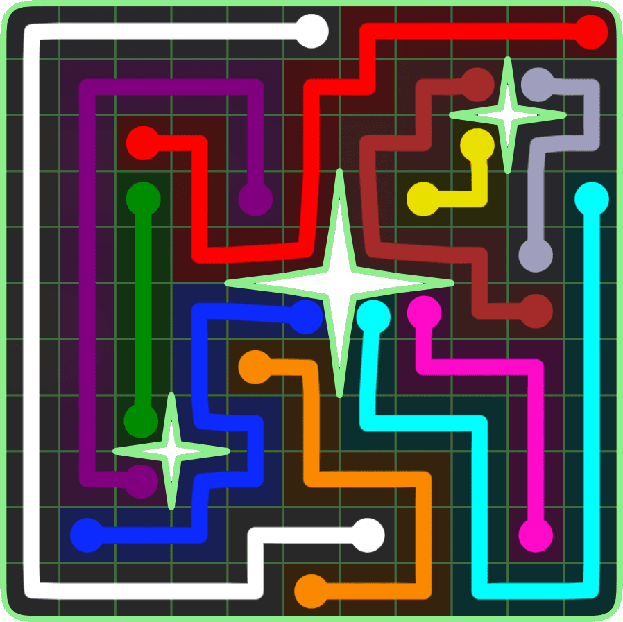 Flow Free 6595 Solution