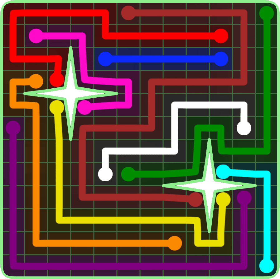 Flow Free 6618 Solution