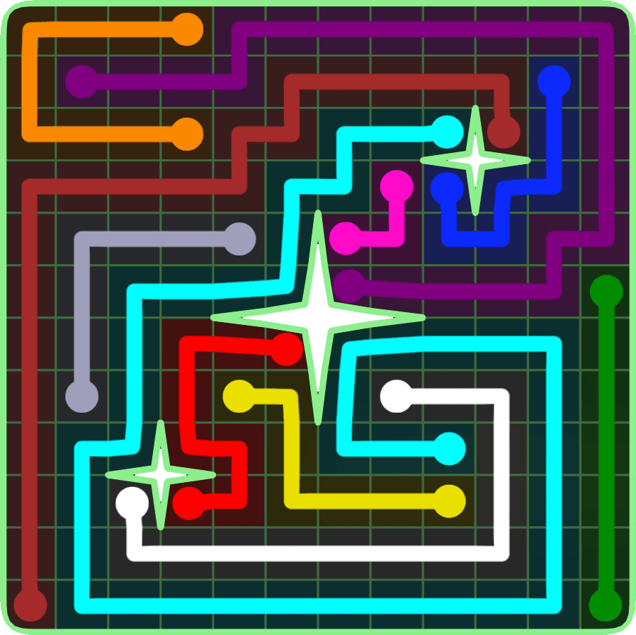 Flow Free 6625 Solution