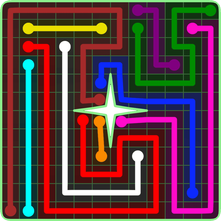 Flow Free 6626 Solution