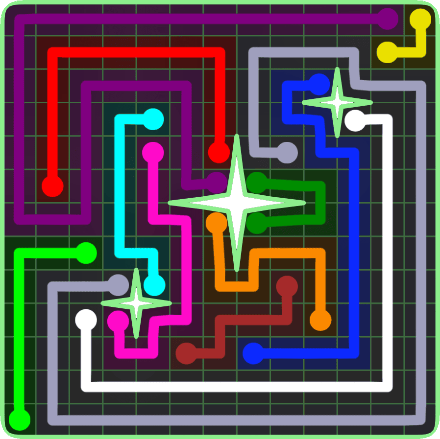 Flow Free 6640 Solution