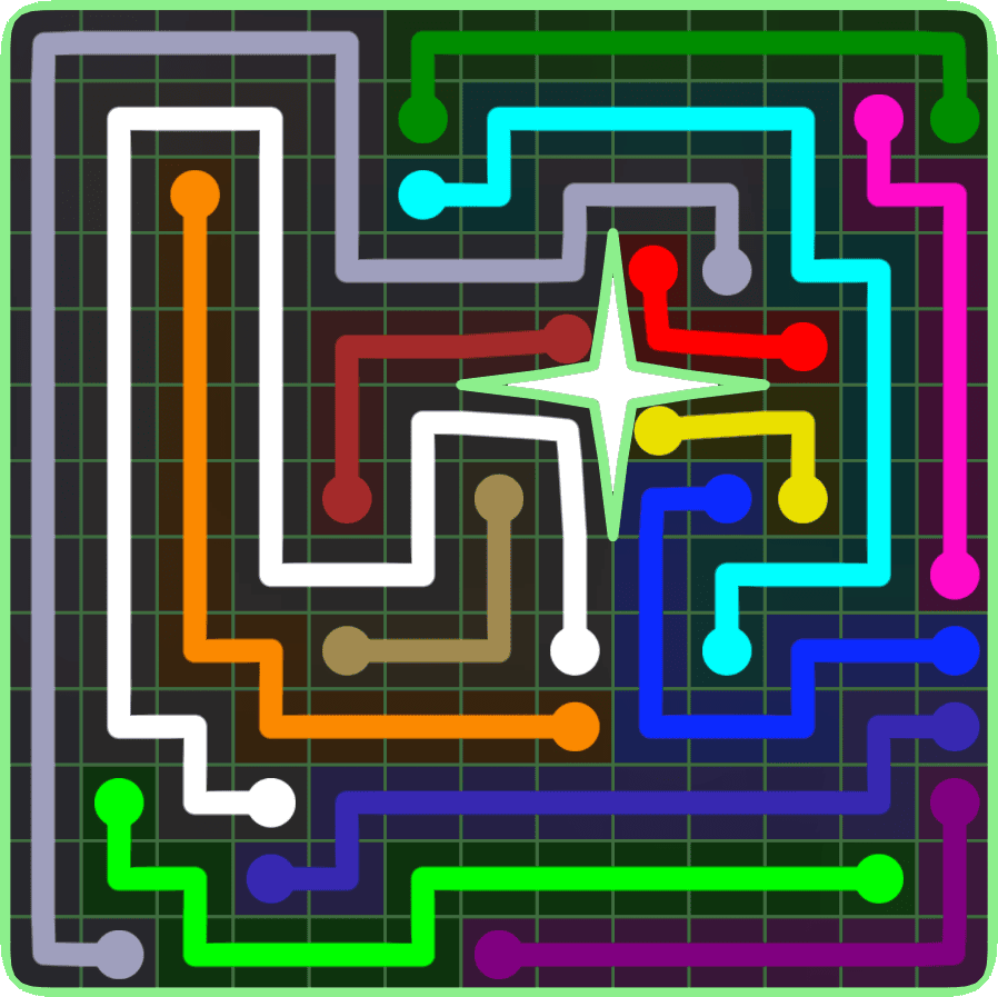 Flow Free 6641 Solution