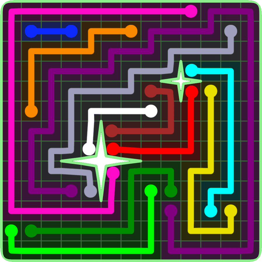 Flow Free 6642 Solution