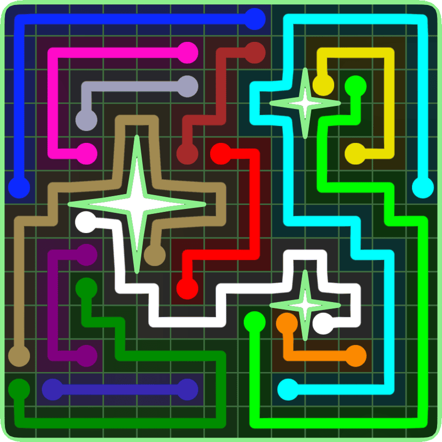 Flow Free 6644 Solution