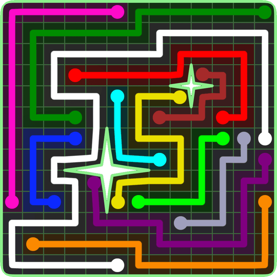 Flow Free 6647 Solution