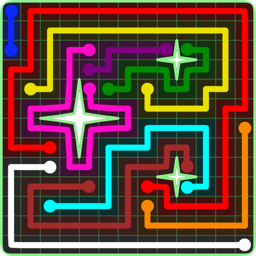 Flow Free 6639 Solution