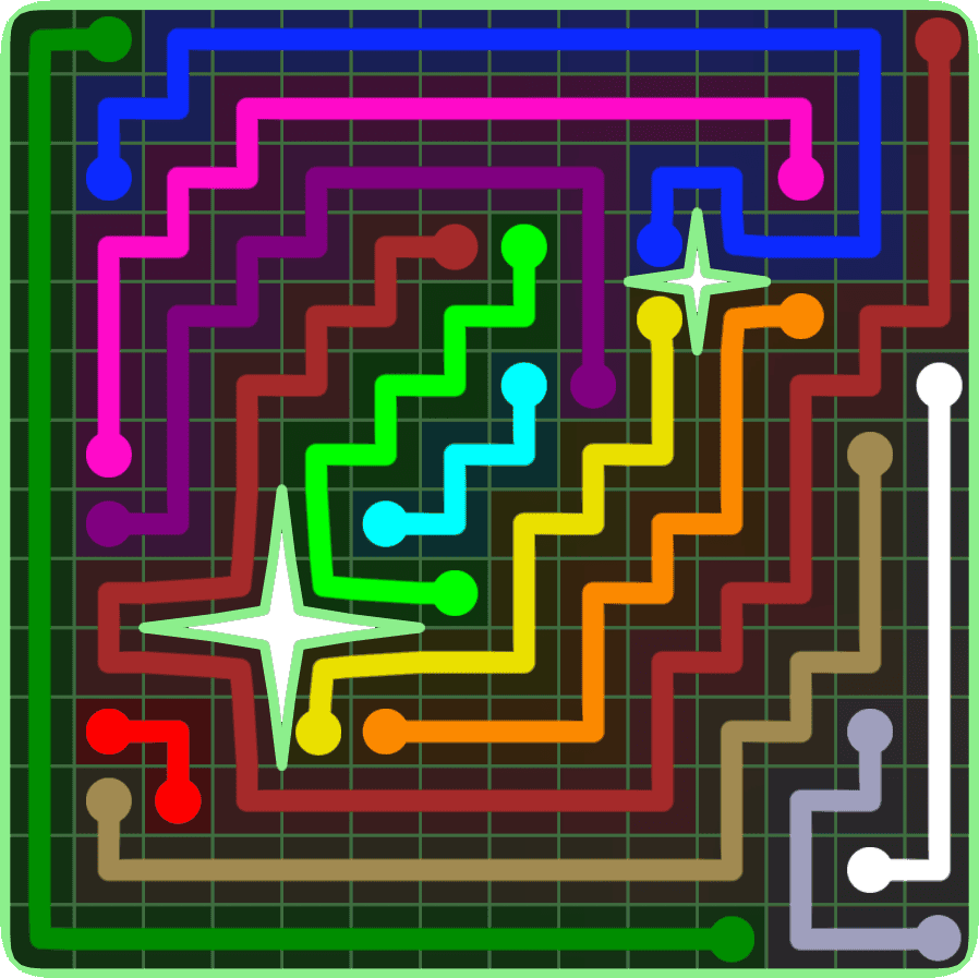 Flow Free 6662 Solution