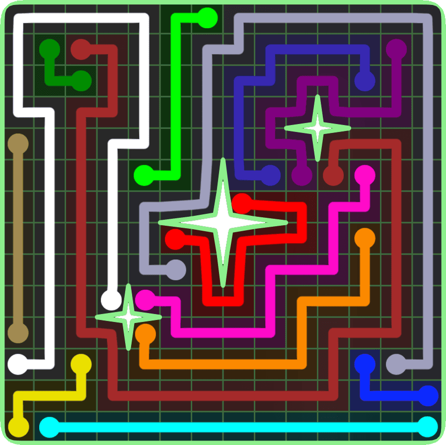 Flow Free 6670 Solution