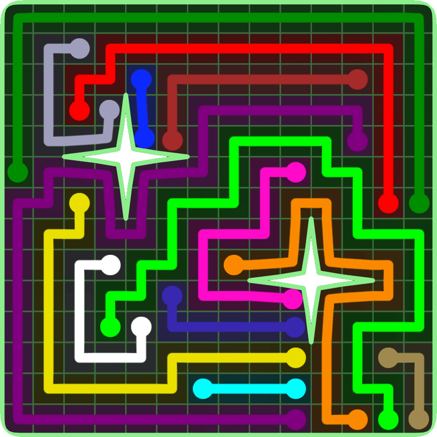 Flow Free 6673 Solution