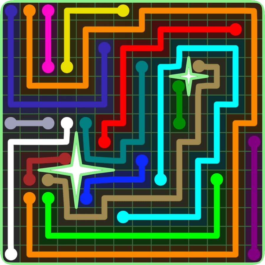 Flow Free 6677 Solution