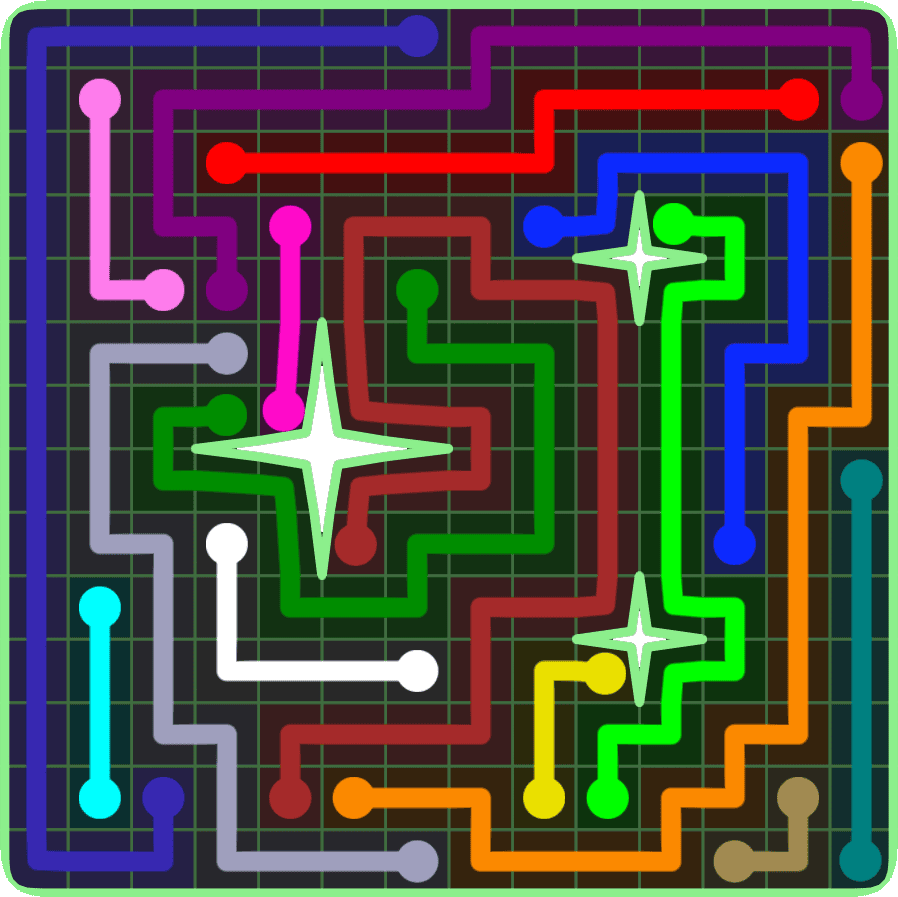 Flow Free 6679 Solution