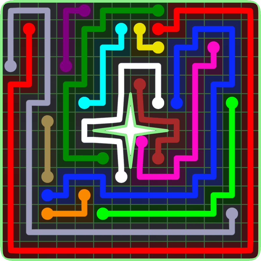 Flow Free 6681 Solution