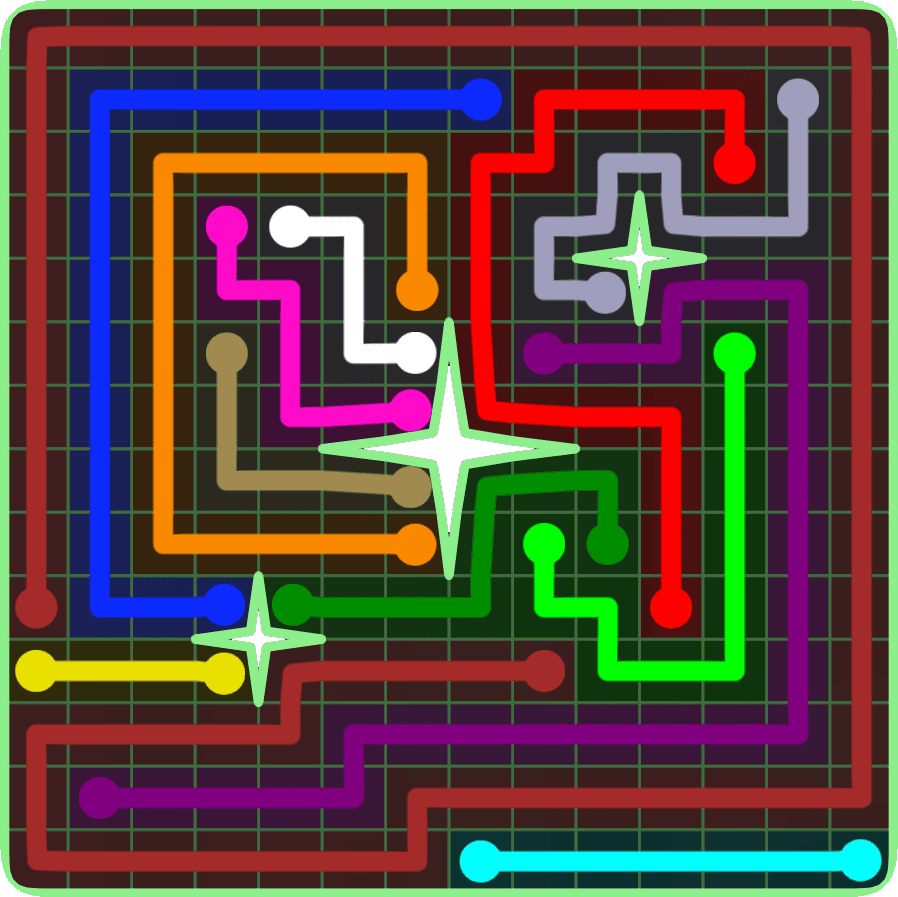 Flow Free 6685 Solution