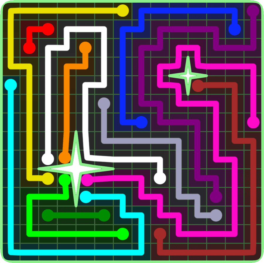 Flow Free 6687 Solution