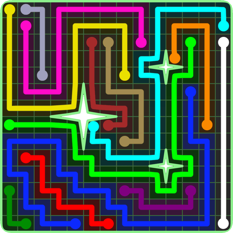 Flow Free 6689 Solution