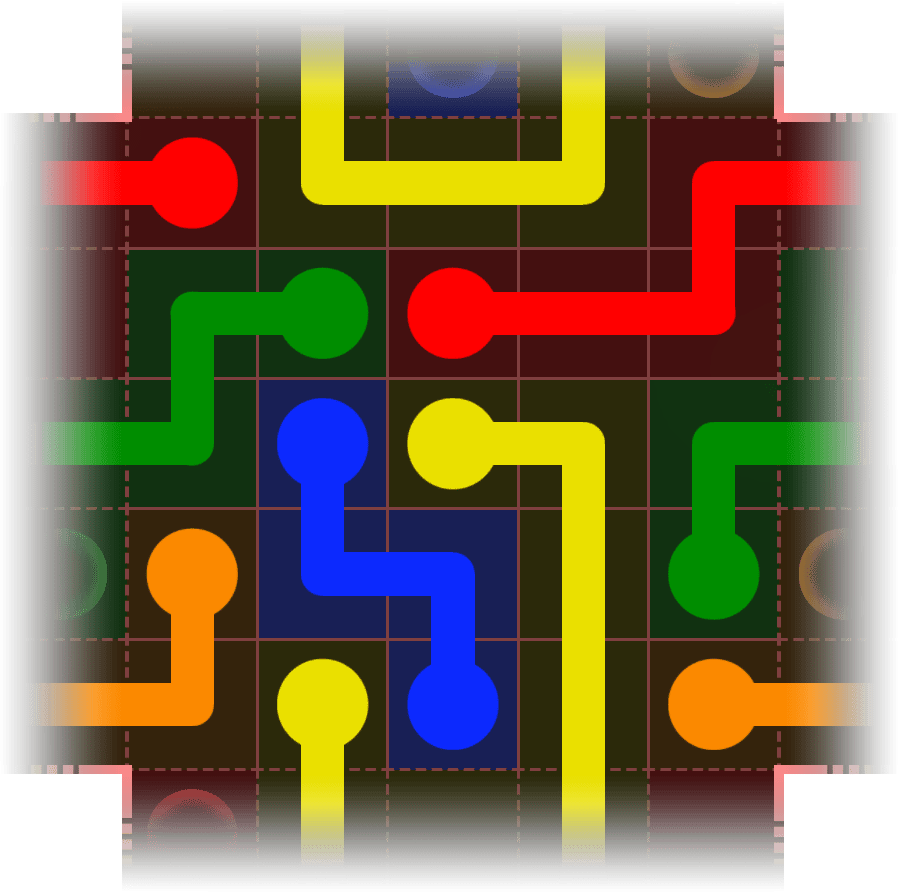 Flow Free Warps 3421 Solution