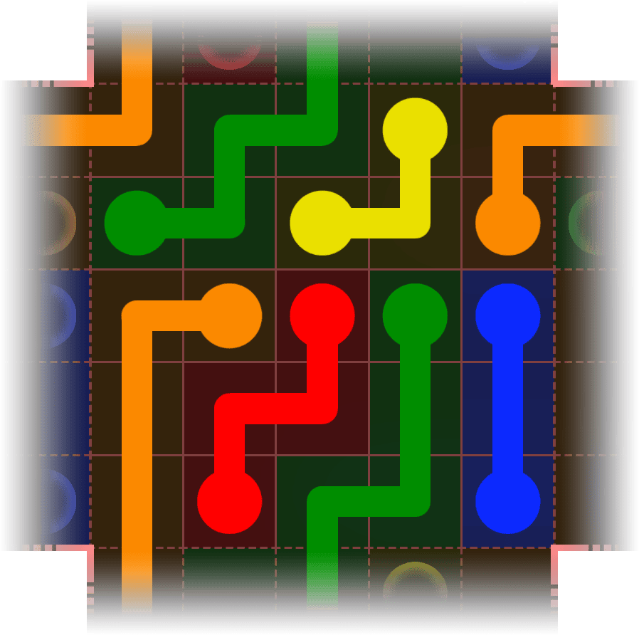 Flow Free Warps 3443 Solution