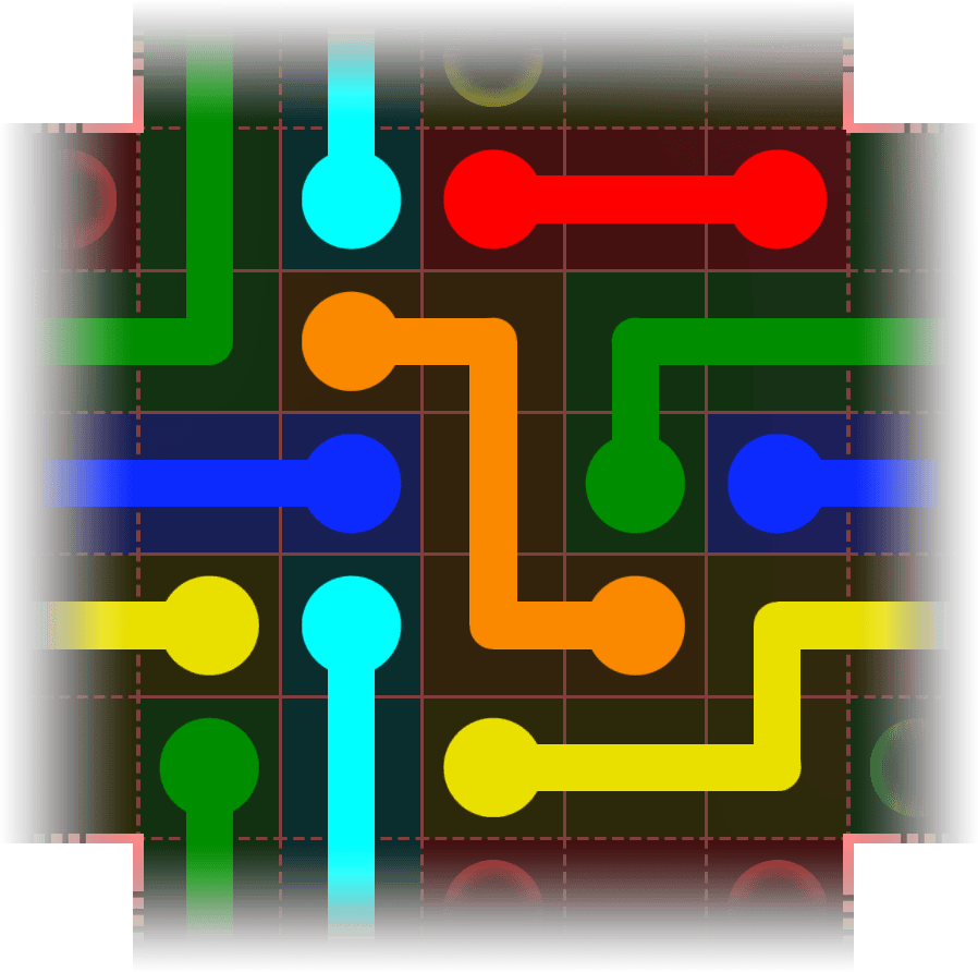 Flow Free Warps 3445 Solution