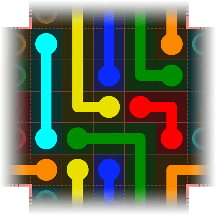 Flow Free Warps 3447 Solution