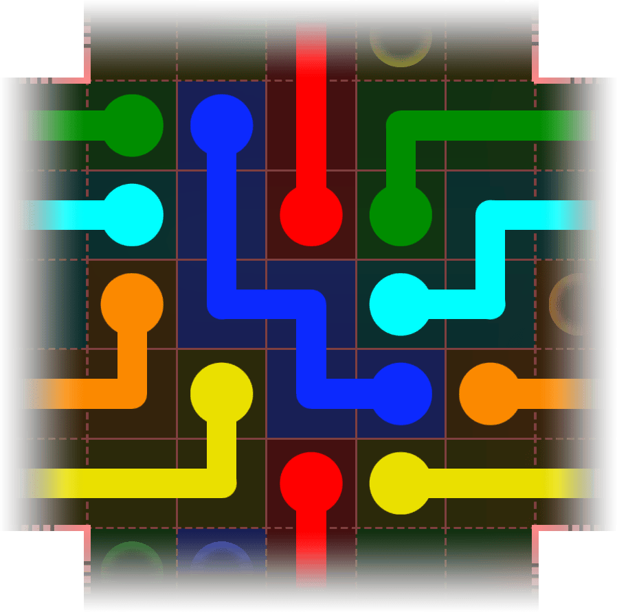 Flow Free Warps 3380 Solution