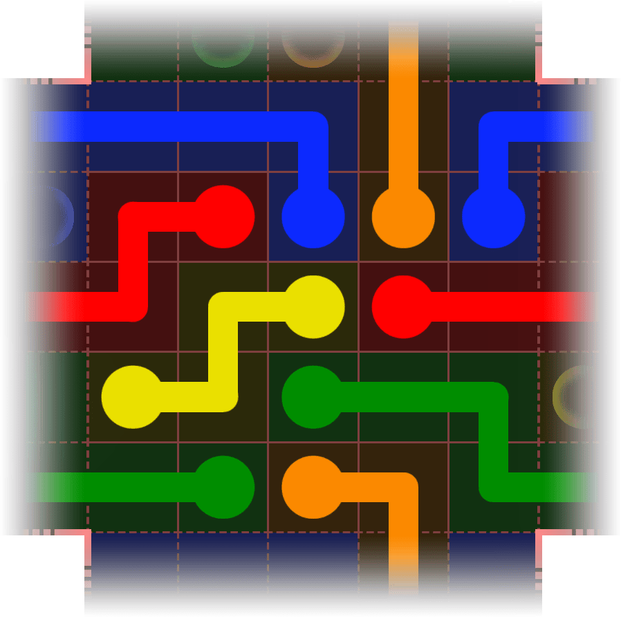 Flow Free Warps 3412 Solution