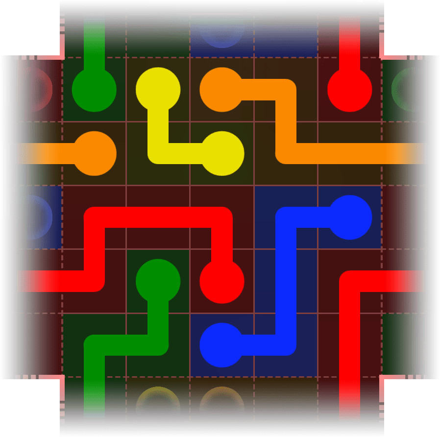 Flow Free Warps 3418 Solution