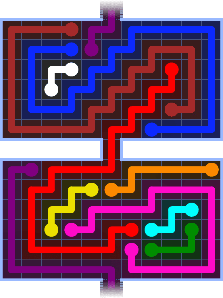Flow Free Warps 1413 Solution