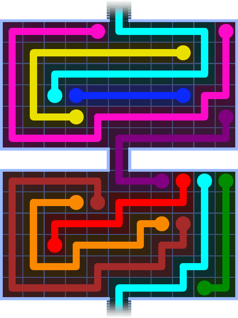 Flow Free Warps 1416 Solution