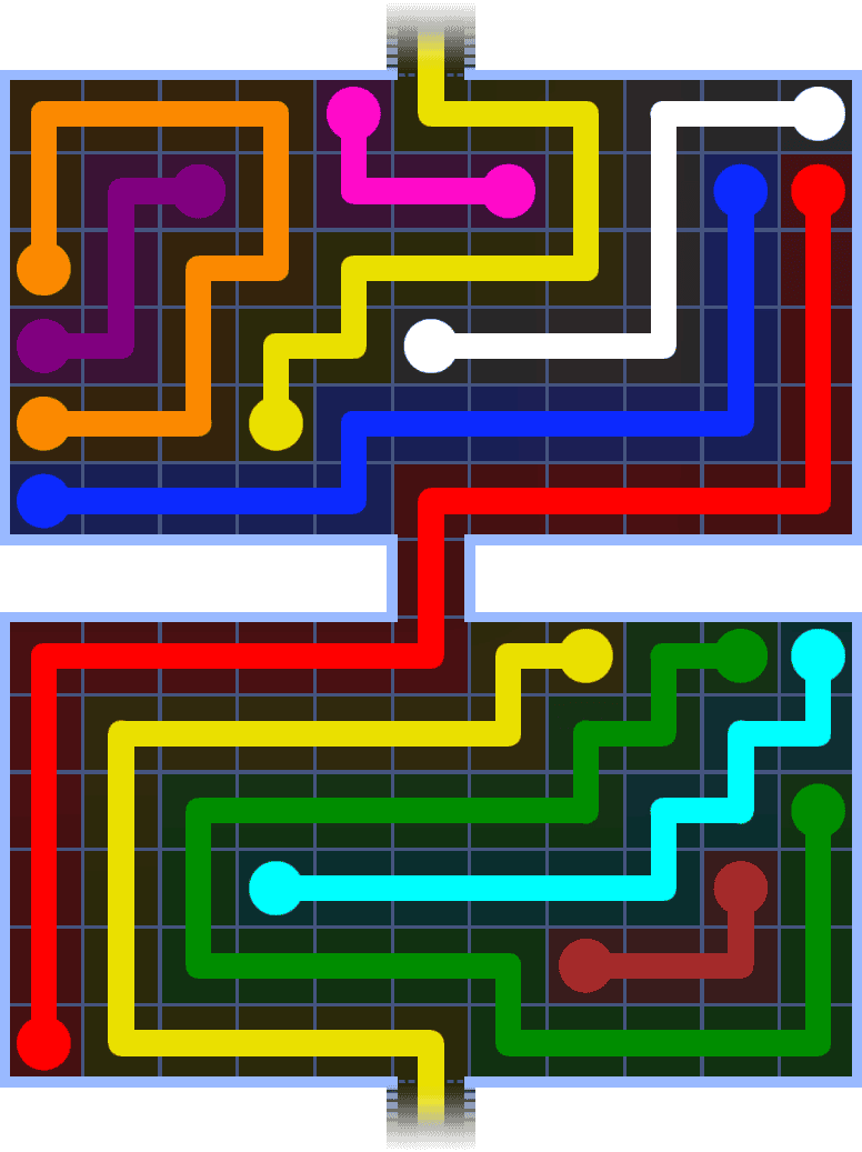 Flow Free Warps 1422 Solution