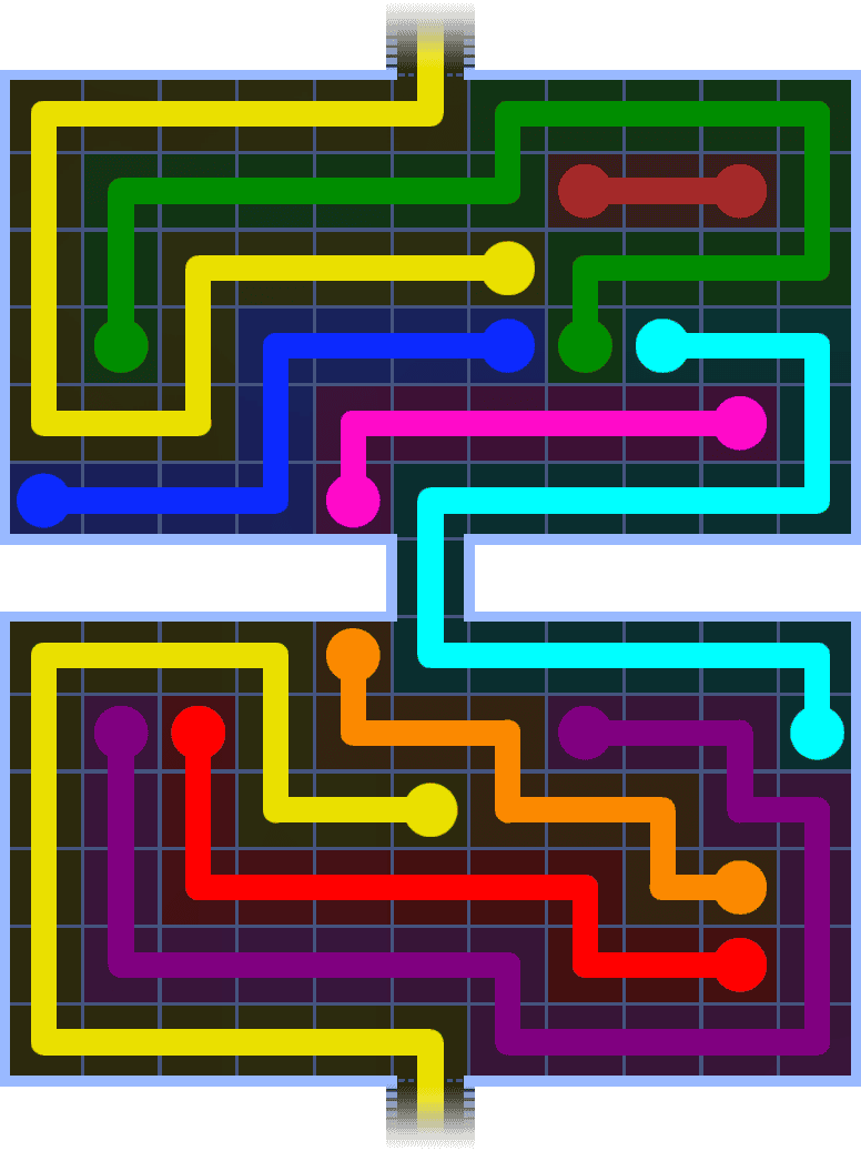 Flow Free Warps 1427 Solution